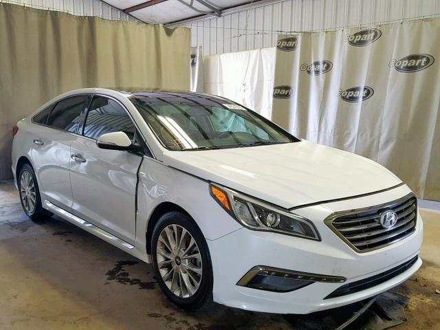 5NPE34AF2FH071302 - 2015 HYUNDAI SONATA SPO WHITE photo 1