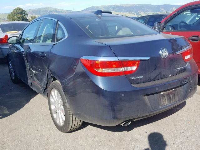 1G4PP5SK8F4184879 - 2015 BUICK VERANO BLUE photo 3