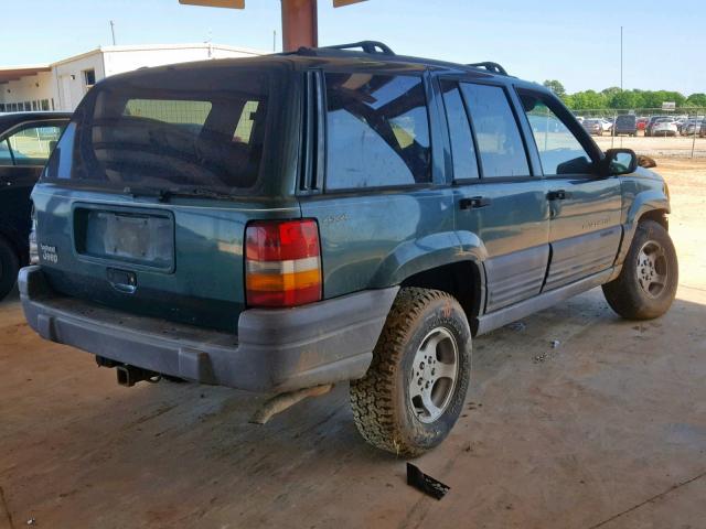 1J4GZ58S0TC218184 - 1996 JEEP GRAND CHER GREEN photo 4