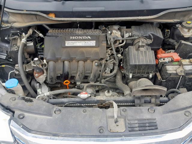 JHMZE2H5XCS004262 - 2012 HONDA INSIGHT LX GRAY photo 7