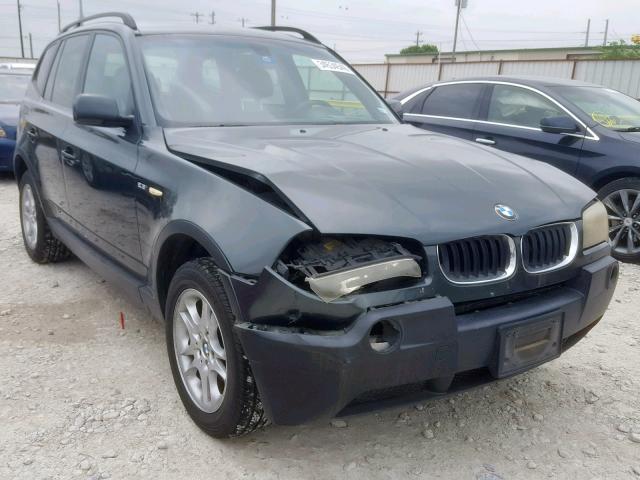 WBXPA73464WB26763 - 2004 BMW X3 2.5I GREEN photo 1