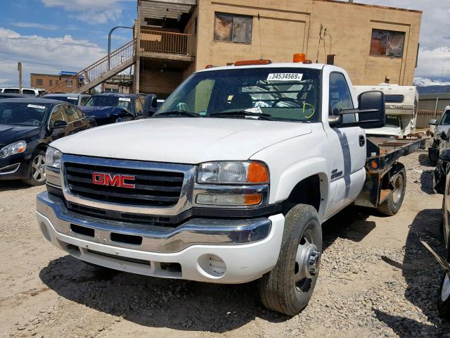 1GDJK34D27E122087 - 2007 GMC NEW SIERRA WHITE photo 2