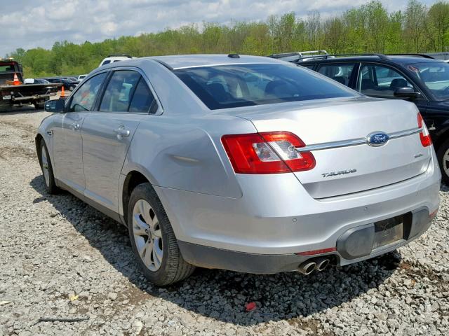 1FAHP2EW4CG123437 - 2012 FORD TAURUS SEL SILVER photo 3