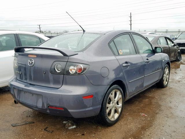 JM1BK32F991242685 - 2009 MAZDA 3 I GRAY photo 4