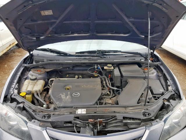 JM1BK32F991242685 - 2009 MAZDA 3 I GRAY photo 7