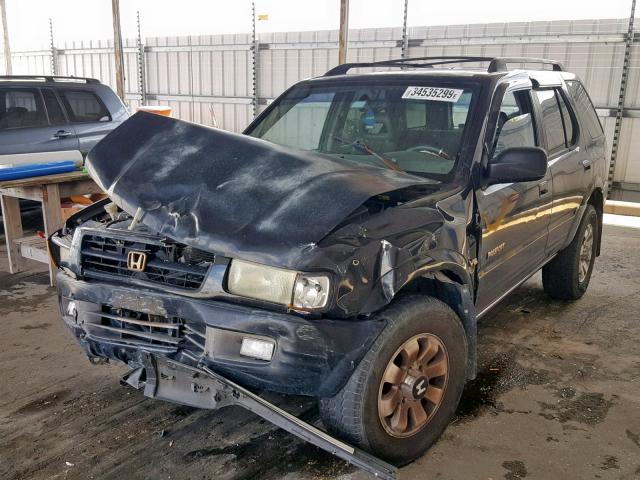 4S6CK58WXX4411117 - 1999 HONDA PASSPORT E შავი ფოტო 2