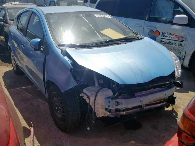 JTDKDTB38F1086246 - 2015 TOYOTA PRIUS C BLUE photo 1