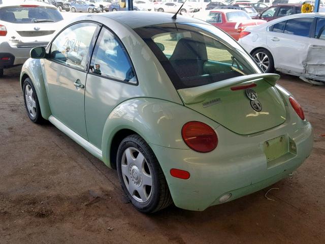 3VWCP21CX1M422365 - 2001 VOLKSWAGEN NEW BEETLE Grün Foto 3