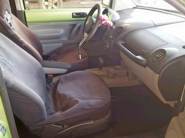 3VWCP21CX1M422365 - 2001 VOLKSWAGEN NEW BEETLE Grün Foto 5