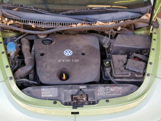 3VWCP21CX1M422365 - 2001 VOLKSWAGEN NEW BEETLE Grün Foto 7