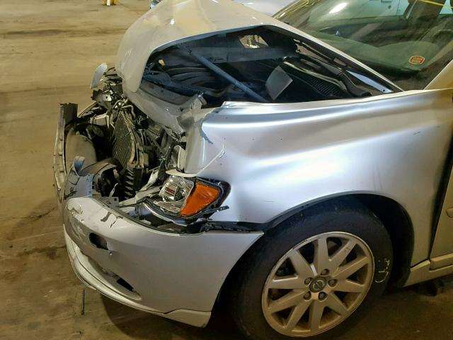 YV1MS382492432377 - 2009 VOLVO S40 2.4I SILVER photo 9