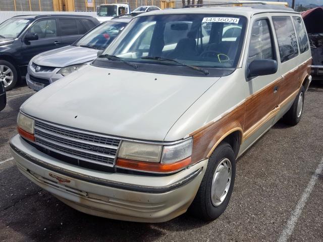 2P4GH2536PR162071 - 1993 PLYMOUTH VOYAGER  photo 2