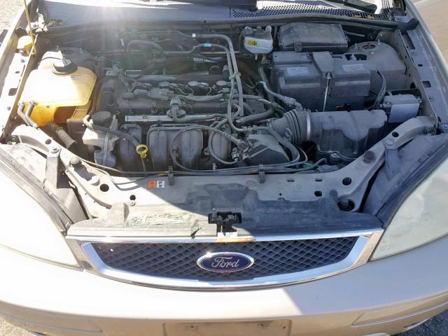 1FAFP34NX6W233148 - 2006 FORD FOCUS ZX4 GOLD photo 7
