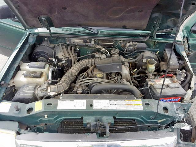 1FTYR10C6XPB84872 - 1999 FORD RANGER GREEN photo 7