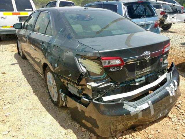 4T1BK1FK8DU534813 - 2013 TOYOTA CAMRY SE GRAY photo 3