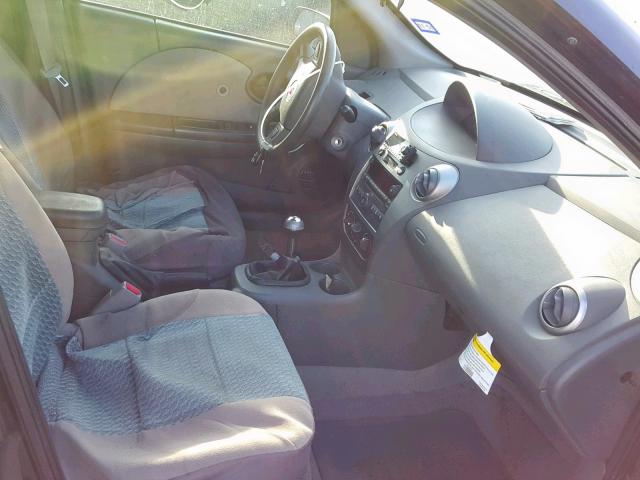 1G8AZ55F97Z175125 - 2007 SATURN ION LEVEL BLUE photo 5