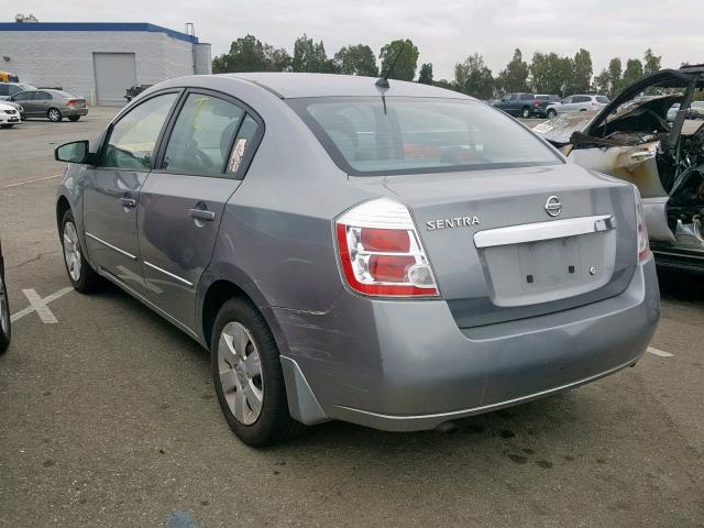 3N1AB6AP4CL679200 - 2012 NISSAN SENTRA 2.0 GRAY photo 3