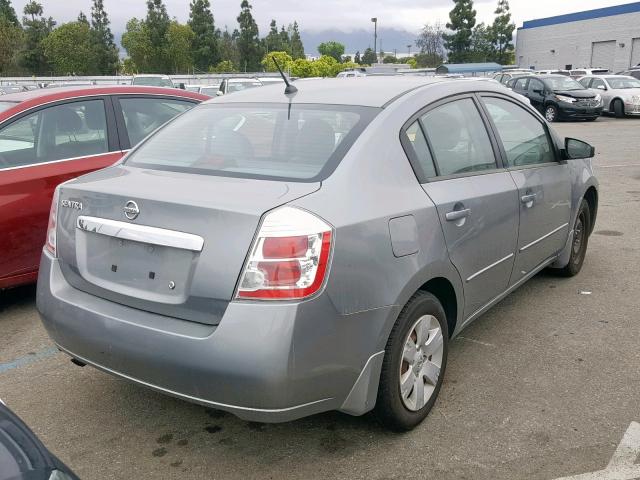 3N1AB6AP4CL679200 - 2012 NISSAN SENTRA 2.0 GRAY photo 4