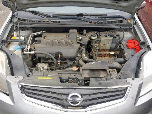 3N1AB6AP4CL679200 - 2012 NISSAN SENTRA 2.0 GRAY photo 7