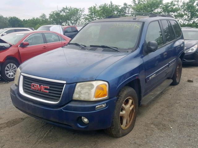 1GKDT13S652236681 - 2005 GMC ENVOY BLUE photo 2