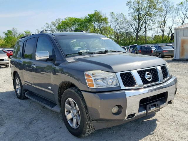 5N1BA08C17N702633 - 2007 NISSAN ARMADA SE BLACK photo 1