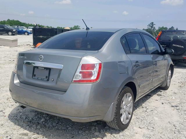 3N1AB6AP2AL666541 - 2010 NISSAN SENTRA 2.0 SILVER photo 4