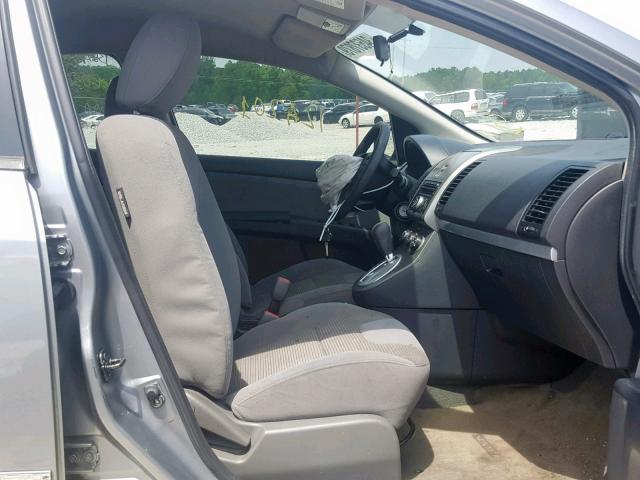 3N1AB6AP2AL666541 - 2010 NISSAN SENTRA 2.0 SILVER photo 5