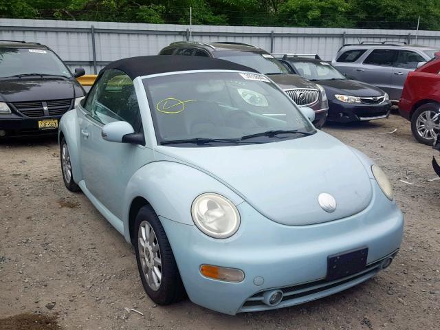 3VWCM31YX5M315980 - 2005 VOLKSWAGEN NEW BEETLE ლურჯი ფოტო 1