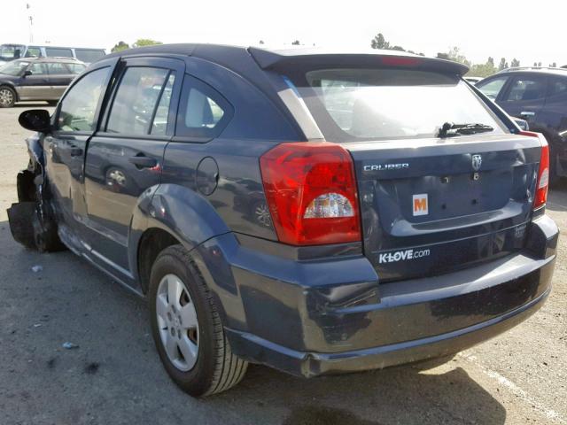 1B3HB28B07D322043 - 2007 DODGE CALIBER GRAY photo 3