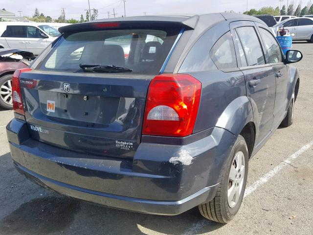 1B3HB28B07D322043 - 2007 DODGE CALIBER GRAY photo 4