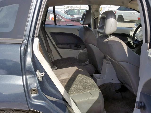 1B3HB28B07D322043 - 2007 DODGE CALIBER GRAY photo 6