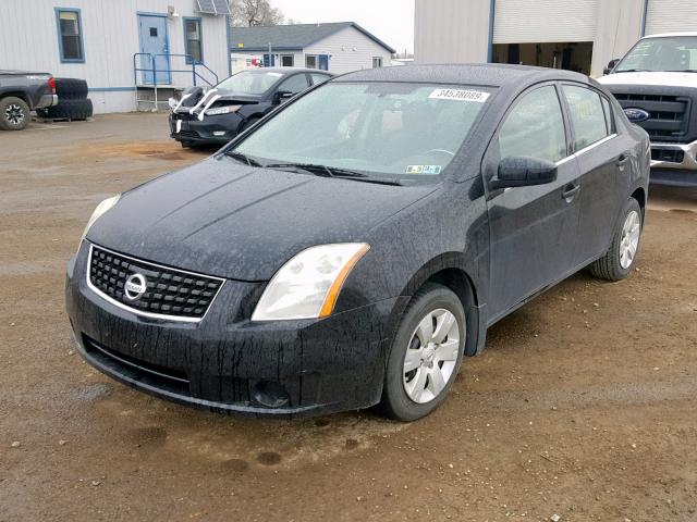 3N1AB61E78L698278 - 2008 NISSAN SENTRA 2.0 BLACK photo 2