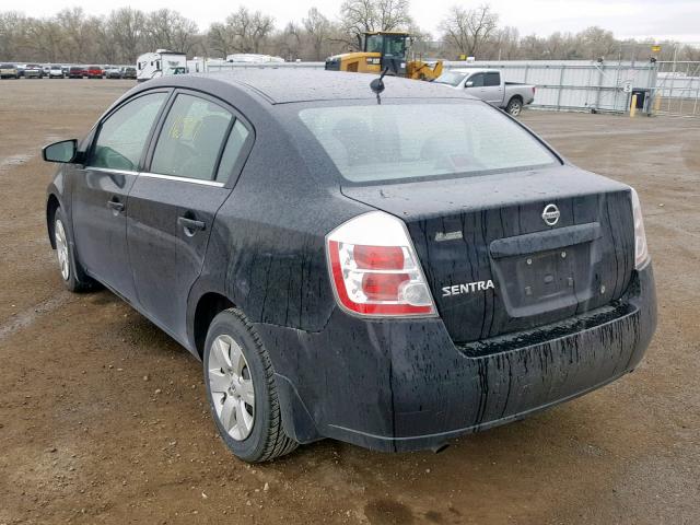 3N1AB61E78L698278 - 2008 NISSAN SENTRA 2.0 BLACK photo 3