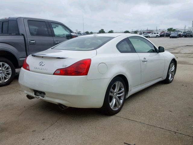 JNKCV64EX8M115103 - 2008 INFINITI G37 BASE WHITE photo 4