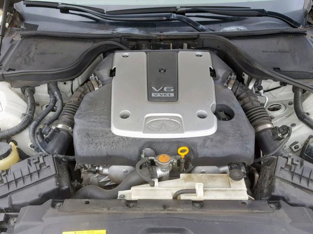 JNKCV64EX8M115103 - 2008 INFINITI G37 BASE WHITE photo 7