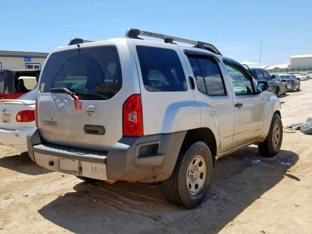 5N1AN0NU4EN813557 - 2014 NISSAN XTERRA X SILVER photo 4