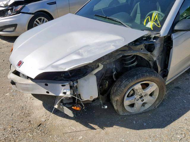 1G8AM15F86Z107940 - 2006 SATURN ION LEVEL SILVER photo 9