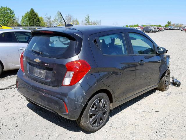 KL8CB6SA9HC839373 - 2017 CHEVROLET SPARK LS SILVER photo 4