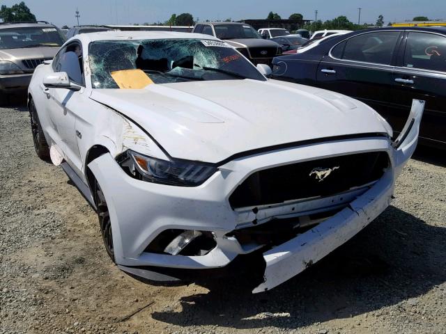 1FA6P8CF8H5257514 - 2017 FORD MUSTANG GT WHITE photo 1