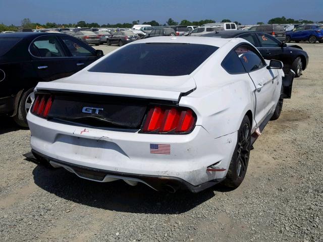 1FA6P8CF8H5257514 - 2017 FORD MUSTANG GT WHITE photo 4