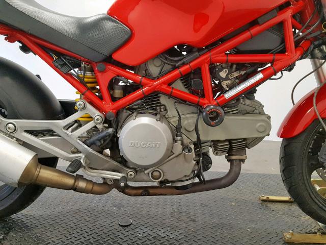 ZDM1RA2K66B080579 - 2006 DUCATI MONSTER 62 RED photo 5