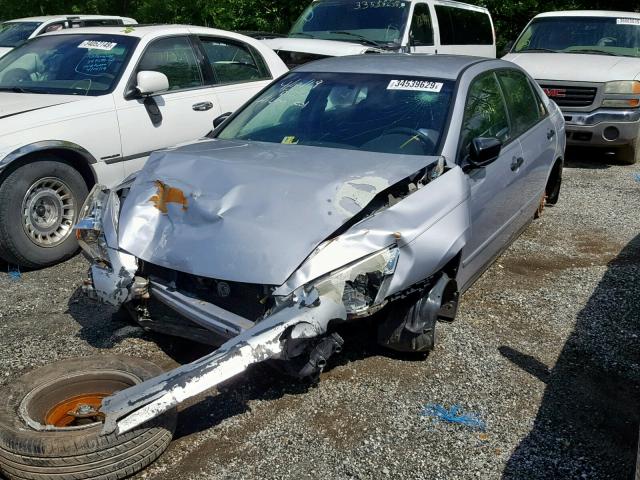 1HGCM56164A131661 - 2004 HONDA ACCORD DX SILVER photo 2