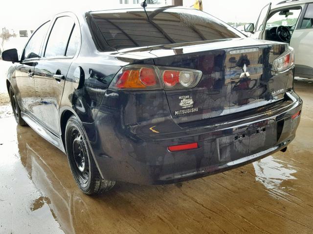 JA32U2FU0FU010580 - 2015 MITSUBISHI LANCER ES BLACK photo 3