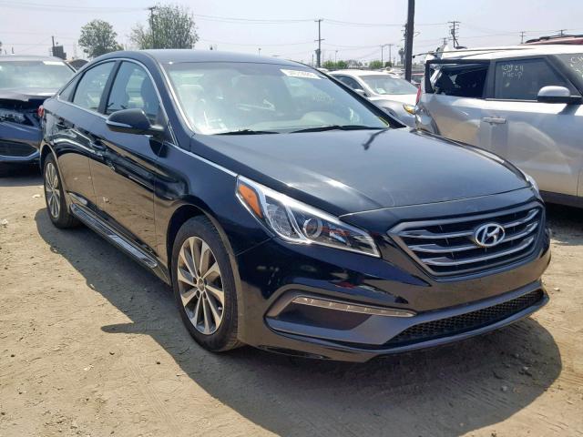 5NPE34AF7FH067827 - 2015 HYUNDAI SONATA SPO BLACK photo 1