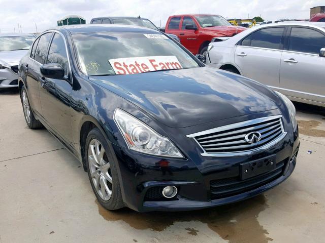 JN1CV6AR2CM680322 - 2012 INFINITI G37 BLACK photo 1