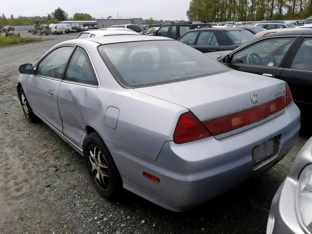 1HGCG22502A001449 - 2002 HONDA ACCORD EX SILVER photo 3