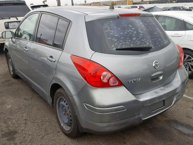 3N1BC1CP3AL375905 - 2010 NISSAN VERSA S GRAY photo 3