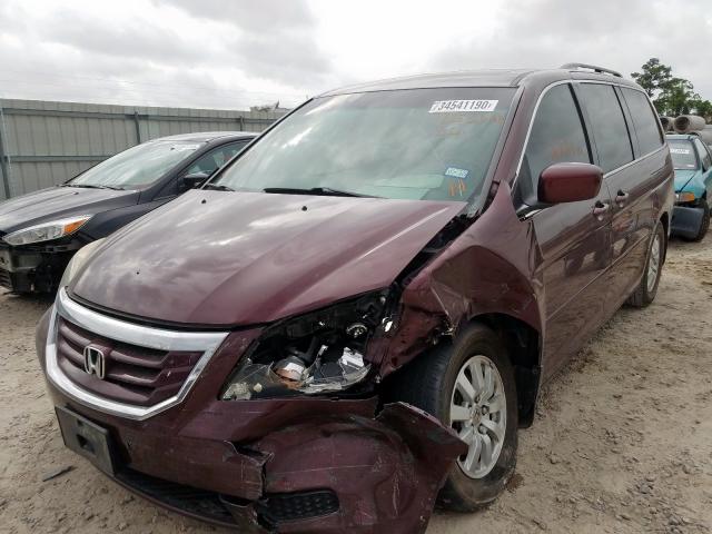 5FNRL38768B040419 - 2008 HONDA ODYSSEY EXL  photo 2