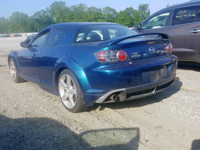 JM1FE173860207276 - 2006 MAZDA RX8 BLUE photo 3