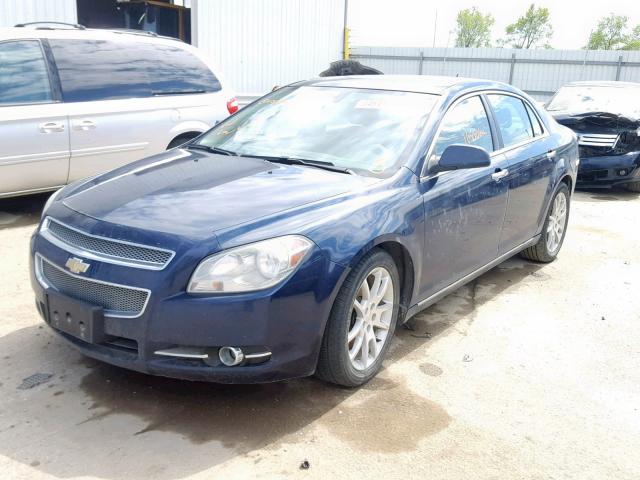 1G1ZE5E07A4127992 - 2010 CHEVROLET MALIBU LTZ BLUE photo 2